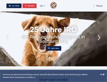 Tablet Screenshot of iro-dogs.org